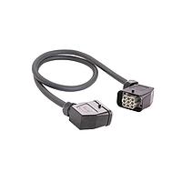 HARTING 20871453002100 Sensor Cables / Actuator Cables Han Q 8/0 UL2237 Side Entry 1-lvr 1m