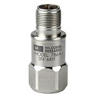 Amphenol Wilcoxon 786A-I Acceleration Sensor Modules Top exit, 500 g amplitude range, MIL-C-5015 connector, case isolated, 1/4-28 stud, 10 mV/g, +/-5% sensitivity tolerance