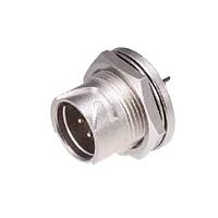 Hirose Electric LF07WBRB-6S Connectors LF Straight Receptacle, Bulk-head(Rear Mount), 6 Position, Bayonet Lock, Soldering Type