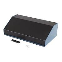 Hammond Manufacturing 1456KE3BKBU Sloped Sloped Metal Console