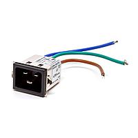 AMP Connectors - TE Connectivity 20SRBS8-W AC Power Entry Modules 20A, Snap-In Wire Leads, W