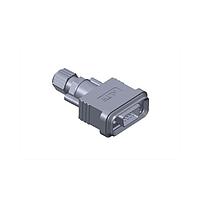 Amphenol LTW SDB-09BMMC-SL7001 D-Sub Connectors - Standard Density D-Sub, Standard, Metal, 5A, 09 pins, Male Connector, Male Contact, Screw Thread, Screw Thread, Crimp, Field Installable, F3.5 - F7.0mm, IP67