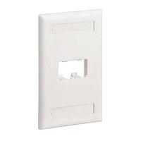 Panduit CFPL2WH-LY Wire Ducting & Raceways Faceplate 2 Port Single Gang Classic