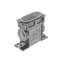 HARTING 19405101263 Housings 10B HPR Surface Mount Housing, Screw Locking, Side Entry, M40