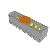 Samtec ERF8-020-05.0-L-DV-K-TR Sockets 0.80 mm Edge Rate Rugged High Speed Socket, Shielded