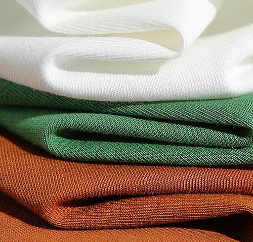 Fabric sample prepared for color fastness testing