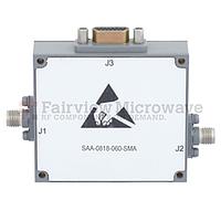 Fairviewmicrowave  SAA-0818-060-SMA 0 to 60 dB Voltage Variable Attenuator From 8 GHz To 18 GHz PIN Diode And SMA