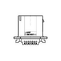 AMP Connectors - TE Connectivity 1-967657-1 Headers MQS ST-WANNE4P 90GR