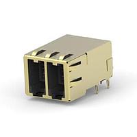 AMP Connectors - TE Connectivity 2170129-1 Industrial Recpt RJ.5 W/O MAG, 1X2 OFFSET
