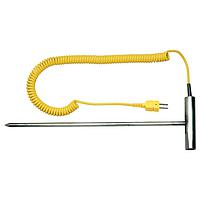 OMEGA 88311E Heavy Duty T-Handle Penetration Thermocouple Probe (Thermocouple, E, 425 °C, Surface Probe)