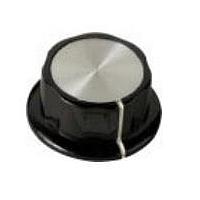 Ohmite 5210E Cylindrical Knob with Skirt 1 9/32 in. Instrument Knob