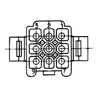 Molex 15-31-1091 Plug Housing 9POS MINI FIT PLUG HOUS 502509P