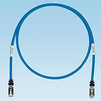 Panduit STP6X4MBU Cat 6a Copper Patch Cord, Cat 6A, Blue S/FTP Ca