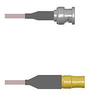 Amphenol Custom Cable Q-0M03Y000H009i RF Cable Assemblies BNC-SP/SMB-SP G142 9I
