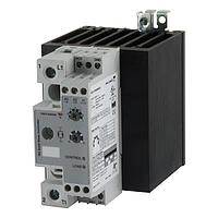 Carlo Gavazzi RGC1P48V62EA Solid State Relays 1-pole DIN-rail mount SCR, Proportional control, Operating voltage (Ue): 190 - 550 Vac (1200 Vp), Rated current (Ie): 63 Aac, Input: 0 -10 / 0 - 5 / 1 - 5 Vdc, External supply: 90 - 250 Vac, Built-in overvoltage protection