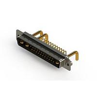 EDAC 629-25W3650-2T2 Mixed Contact D-Sub Connectors Right-angle Power Combo D-Sub Connector