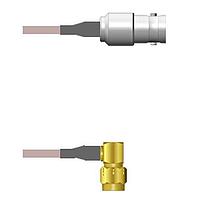 Amphenol Custom Cable Q-020330001096i RF Cable Assemblies BNC-SJ/SMA-RP G178 96I