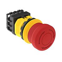 Banner Engineering SSA-EB1P-11ECQ4 Emergency Stop Switches SSA-EB1 30 mm Mount Emergency Stop Push Button; Non-Illuminated Base; 40 mm Actuator; IP65; Contacts: 1NC/1 NO; 4-pin M12 Integral QD