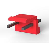 AMP Connectors - TE Connectivity 4-1123724-2 Plug Housing 3.96EP HDR ASSY 2(3)P RED