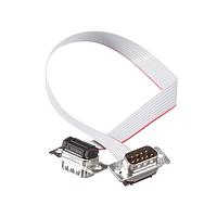 Molex / FCT RB09P09P-012 Jumper Cable 25P 12" MALE/MALE D-SUB FLAT CBL ASSY