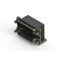 EDAC 663-025-664-036 Dual Port D-Sub Connectors Right-angle Dual Port D-Sub Connector