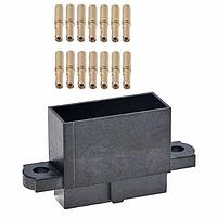 Harwin M80-4763405 Wire Housings 17+17WAY EXT WALL FM CRIMP S/BORE WO/JS