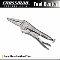 Crossman 94-176 Long Nose Locking Pliers (CLN6, 6 inch/ 150mm)