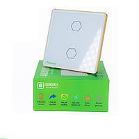 HUNONIC HN02SVT WiFi Touch Switch 2 Square Button (White)