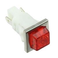 VCC 1050QN1 Neon Panel Mount Indicators RED DIFFUSED 1/2" MOUNTING HOLE