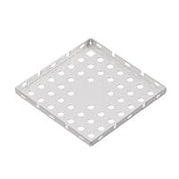 LeaderTech SMS-203-M-C EMI/RFI Shield Cover, Two-Piece .008" MATTE--TWO PC SURFACE MOUNT SHIELD VENTED COVER--SMS-203-M-C