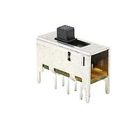 E-Switch EG2201 Slide Switch DPDT PC MNT SLIDE