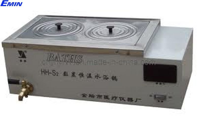 Laboratory water bath used for controlled sample heating