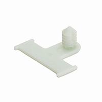 HellermannTyton 151-01153 Connector Clip Standoff Bundling Clip, 1.4" Long, Panel Thickness .02".24", PA66HIRHS, Natural, 4000/box