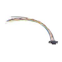 Glenair MWDL-15P-6K5-6S Micro-D D-Sub Connectors MICR D PRWRE PIGTAIL 15P CNT#26AWG 6"