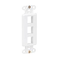 Tripp Lite N042D-003V-WH Plate Insert CENTER PLATE 3 PORT