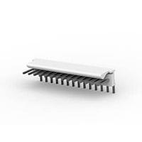 AMP Connectors - TE Connectivity 1-640457-4 Locking FRICTION LCK HDR 14P Right Angle Post tin