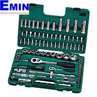 SATA 09013 86PC. 1/4 & 1/2inch DR. SOCKET SET (METRIC)