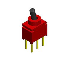 Dailywell 2US1T1A01M6RES Toggle Switches SPDT ON-ON RT ANG PC