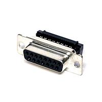 NorComp 184A015-292L001 Receptacle 15P FEM FLAT RIBBON IDC, GOLD FLASH