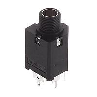 Amphenol Audio ACJS-MIV-5 Phone Connectors 1/4"jack PLSTC THD MTL NUT/INSERT