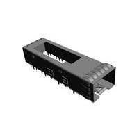 AMP Connectors - TE Connectivity 2057021-1 Accessories SFP+ 1x1 Cage Assy Short Solder Tail