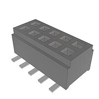 Samtec CLM-105-02-L-D-TR Sockets Low Profile Dual-Wipe Socket, 1.00mm Pitch