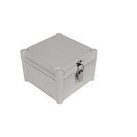 Bud Industries PTH-22442 Electrical Enclosures PC+10% Fiberglass Box with Self-Locking Latch (7.5 X 7.5 X 5.1 In)