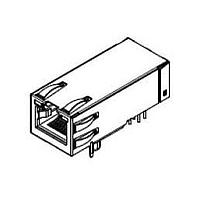 Molex 85793-1003 Magnetic Jack 8/8 RA Magnetic Jack Grn/Orange/Grn LED
