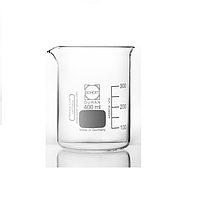 WITEG 5 500 600 Beaker low form with spout (600ml, 10 pcs)