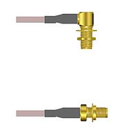 Amphenol Custom Cable Q-2P02W0005096i RF Cable Assemblies SMA-RJB/SMA-SJB G316 96I