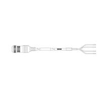 Amphenol SINE Systems P27605-M12 Motion Control Cable NON-FLEX MOTOR PWR H&F 14AWG 12M