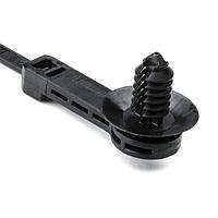 HellermannTyton 157-00150 Cable Ties with Mounts T50ROSFT6SO25A CABLE TIE BLK