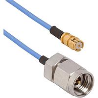 Amphenol SV Microwave FSSMP-047-MS292-180 RF Cable Assemblies SMP Straight F 2.92mmStraight M 18"Cable