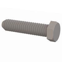 Essentra Components 010264H037 Machine Screw Hex Unslotted Bolt, #2-64 Thread, 3/8 Lg